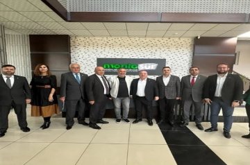Konya  KONSİAD Yönetim Kurulu Üyemiz Mantosür Yapı Malzemeleri Yöneticisi Ömer Muslukçu'ya Ziyaret